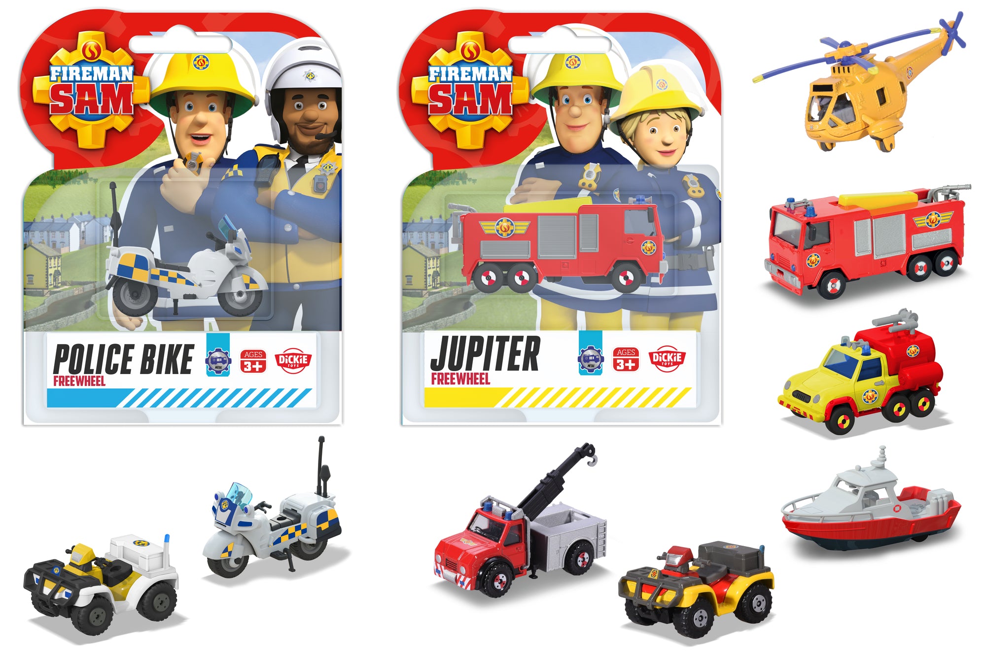 Fireman Sam Die Cast Vehicle Assorted