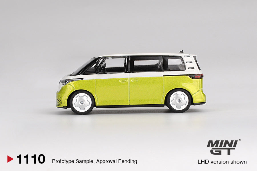 Mini GT Volkswagen ID.Buzz Candy White/ Pomelo Yellow 1:64 Die cast