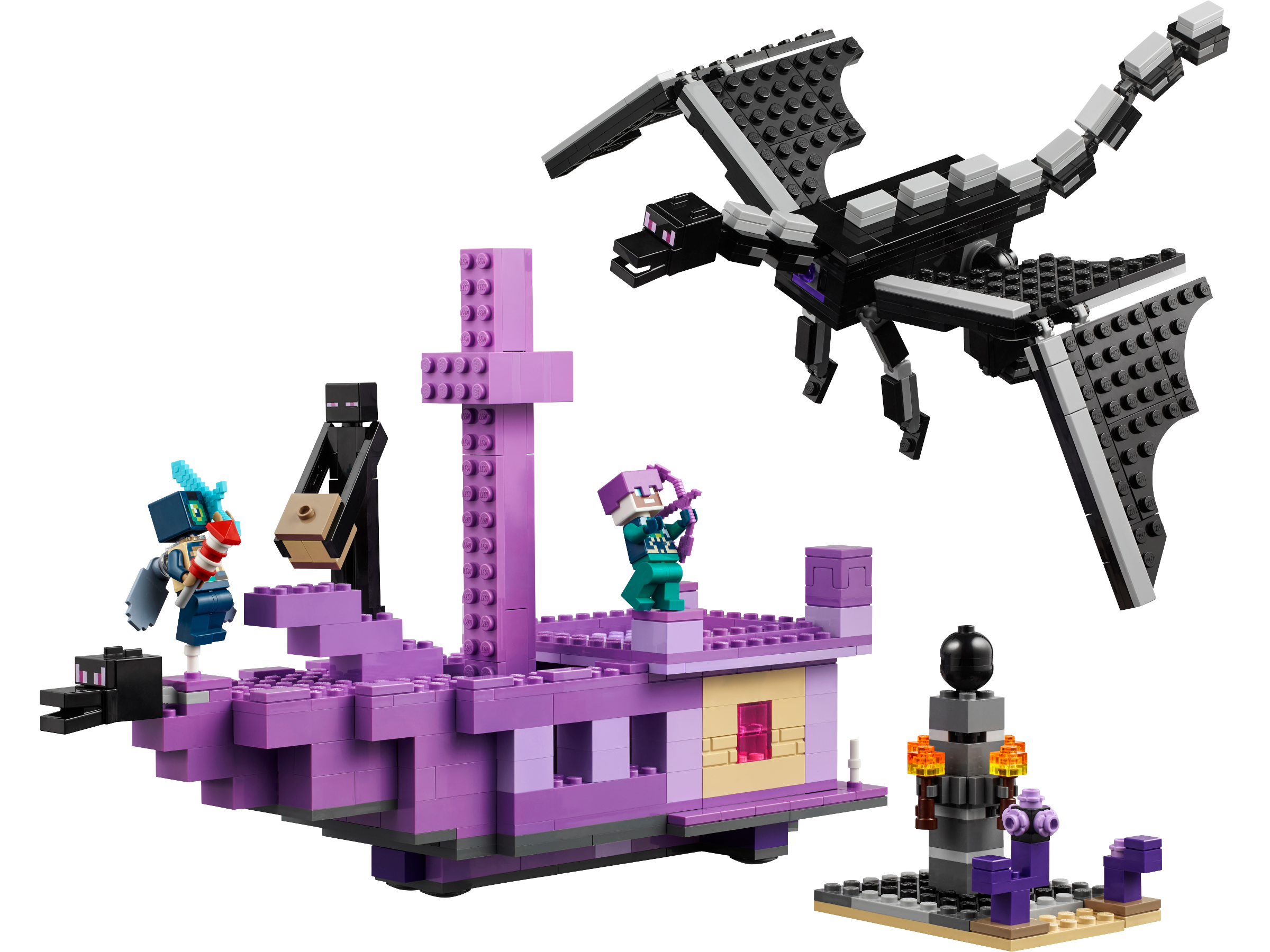 Lego 21264 The Ender Dragon and End Ship