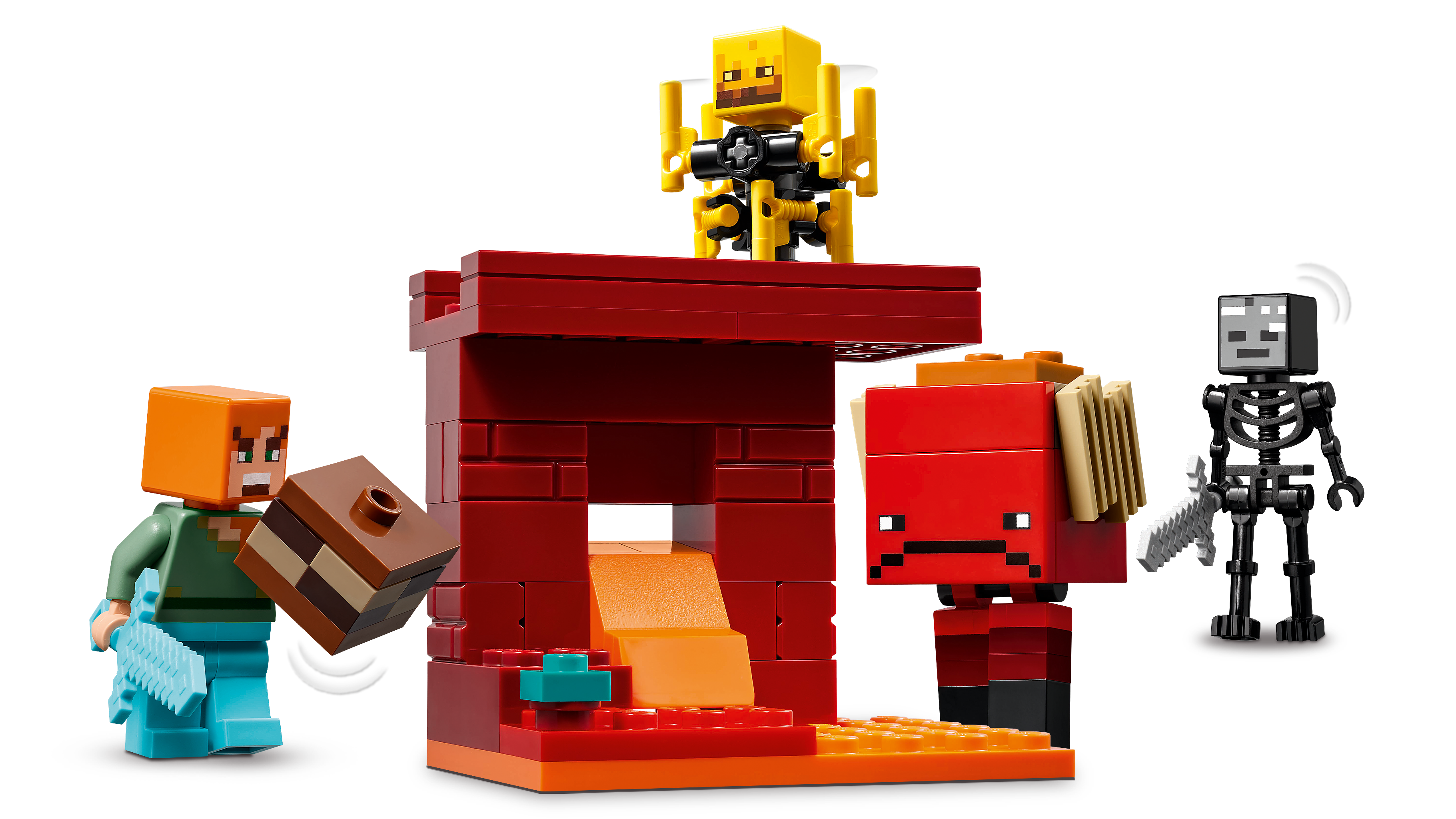 LEGO Minecraft 21266 The Nether Lava Battle