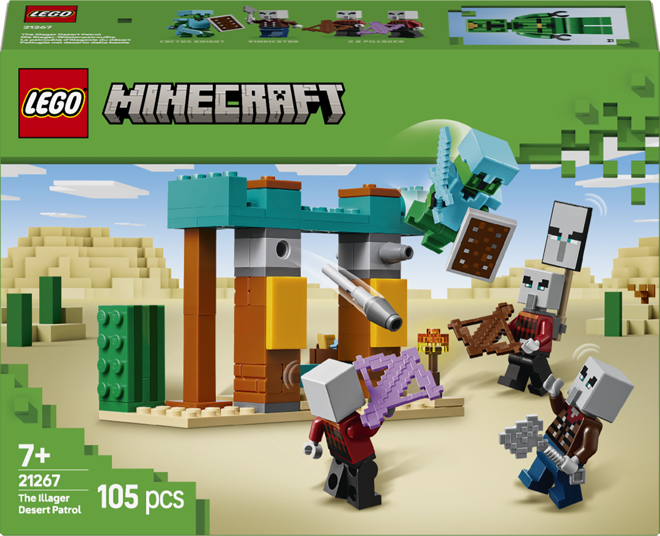 LEGO Minecraft 21267 The Illager Desert Patrol