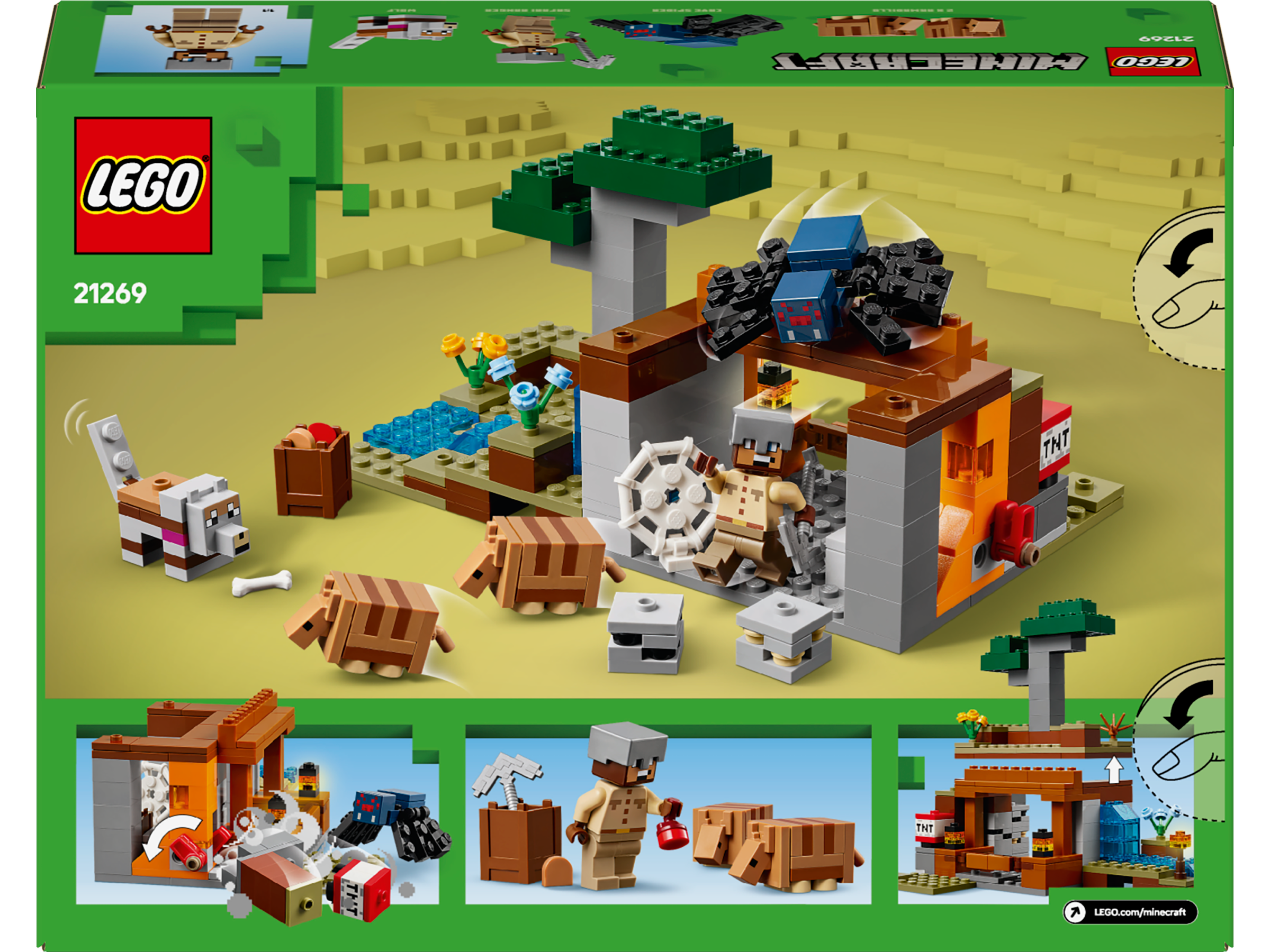 Lego 21269 The Armadillo Mine Expedition Set