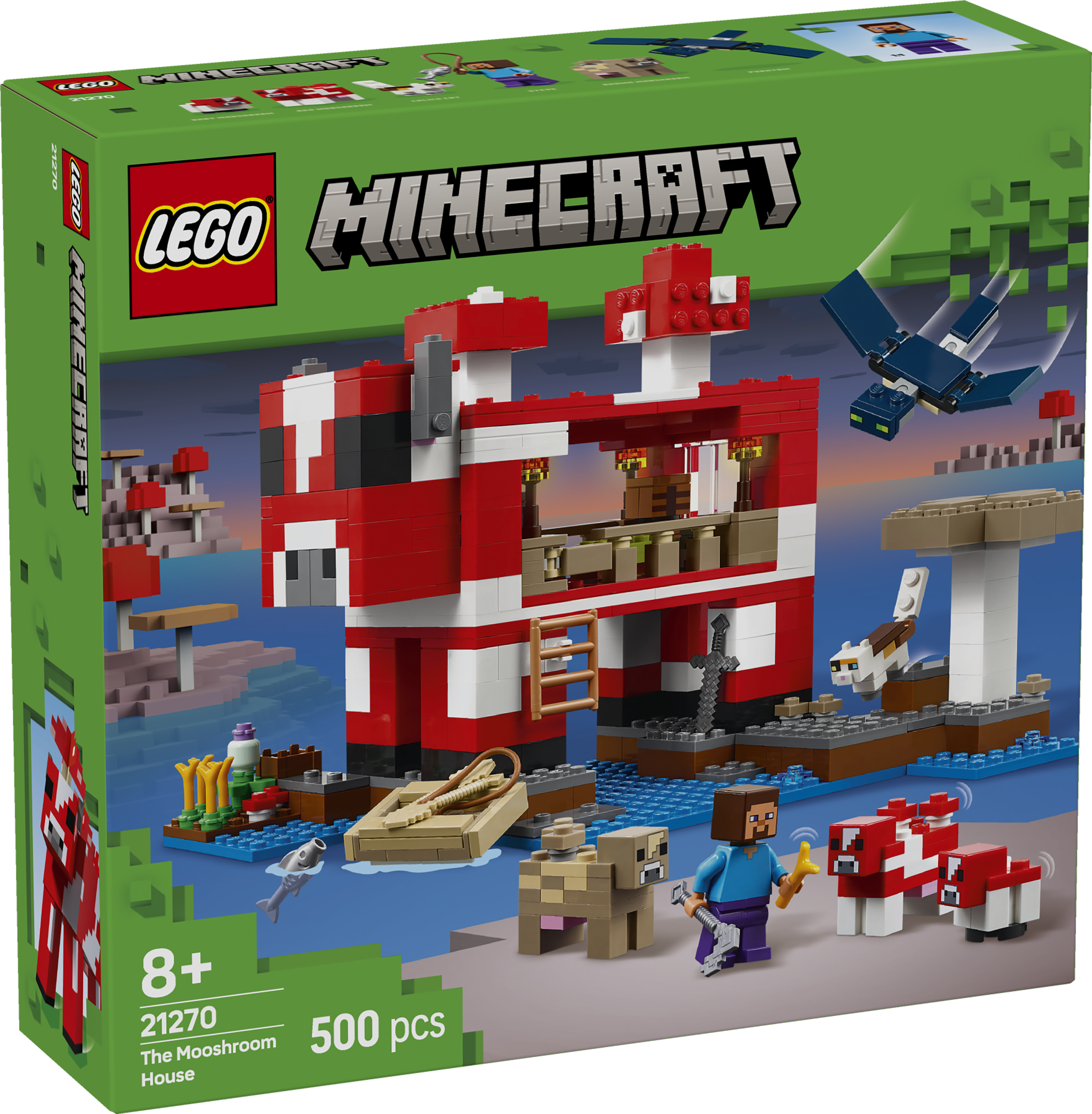 LEGO Minecraft 21270 The Mooshroom House