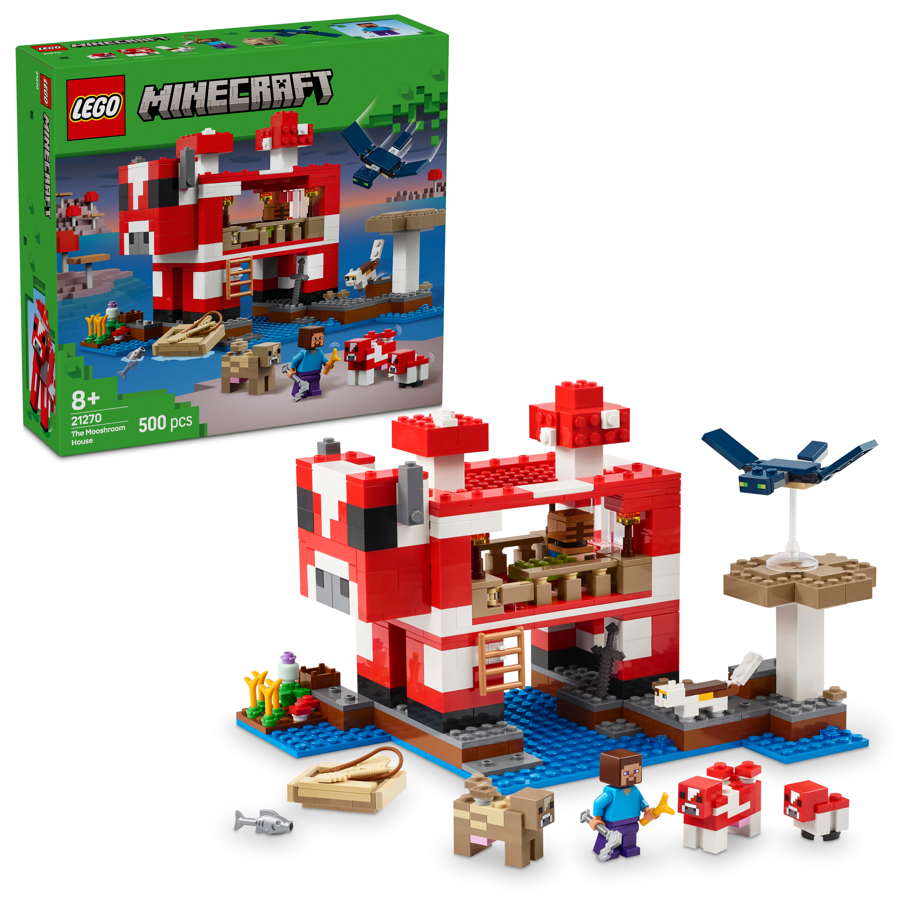 LEGO Minecraft 21270 The Mooshroom House