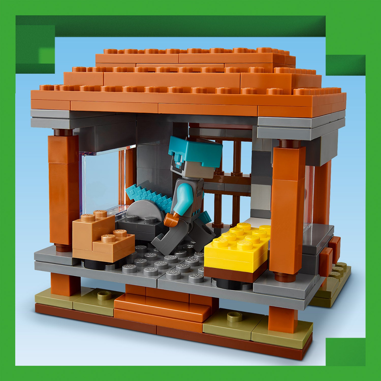 Lego 21278 The Pillager Outpost and Ravager