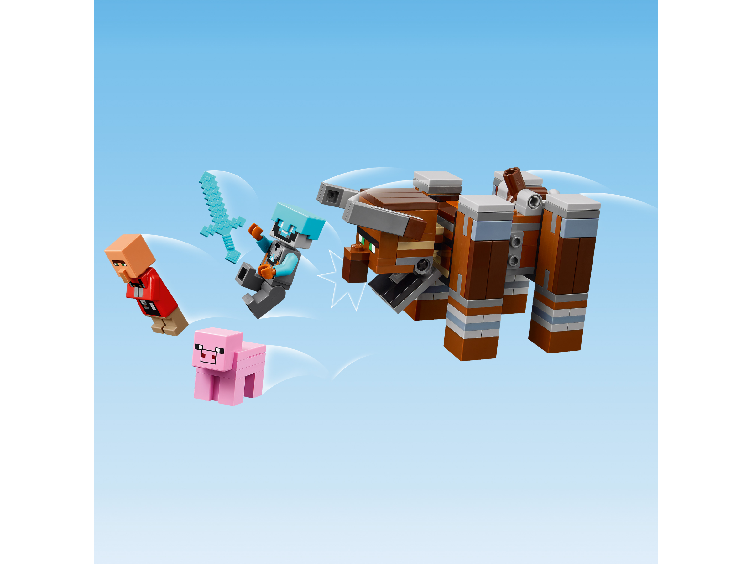 Lego 21278 The Pillager Outpost and Ravager