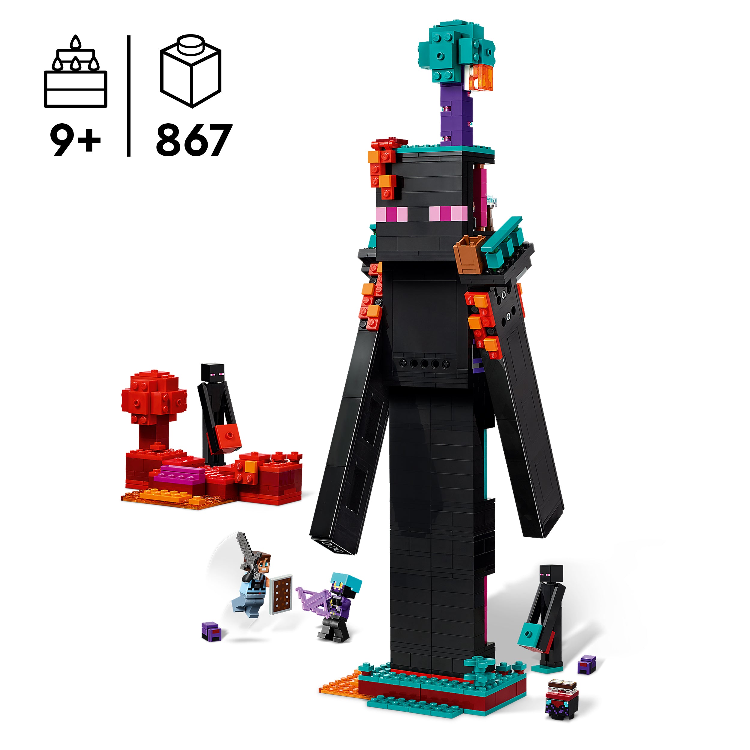 Lego 21279 The Enderman Tower