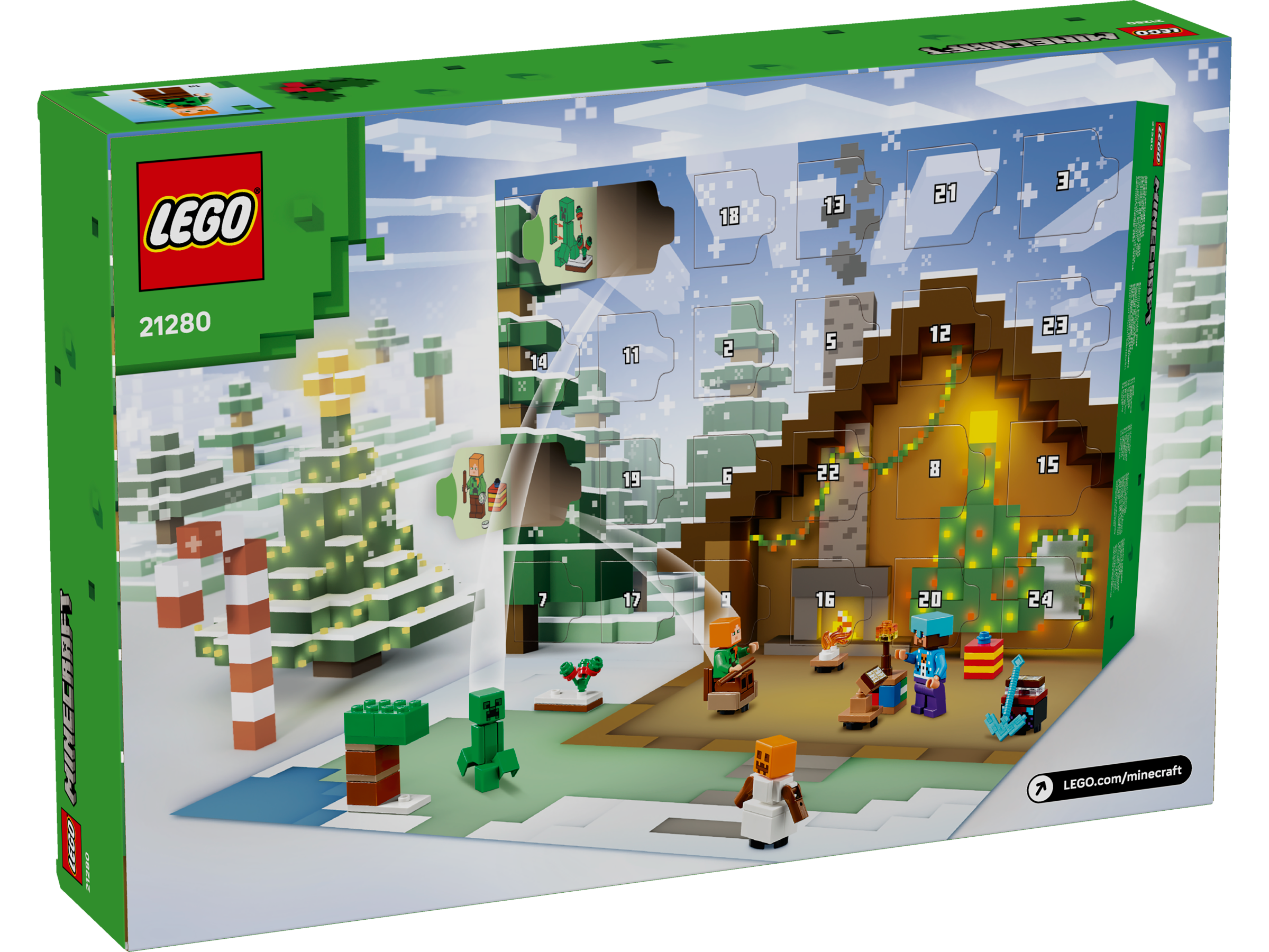 Lego21280 Lego Minecraft Advent Calendar 2025