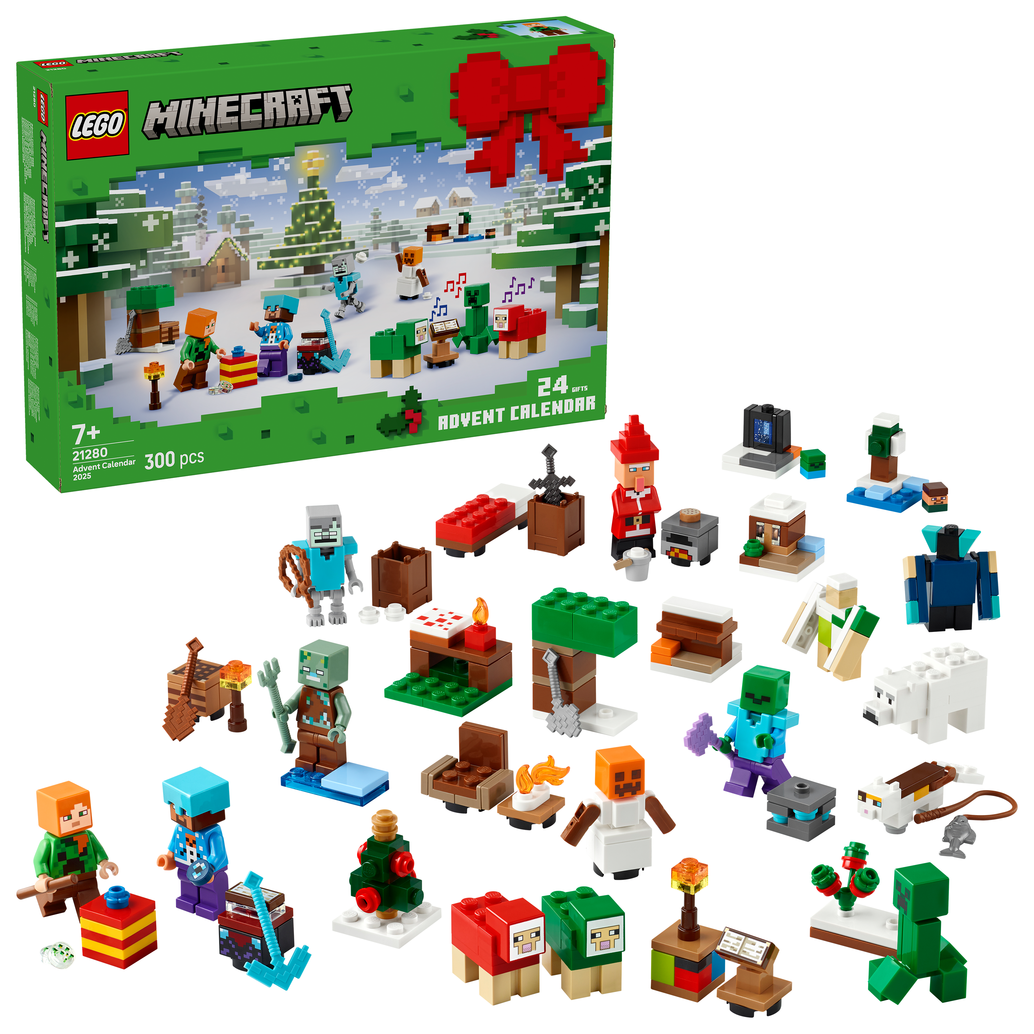 Lego21280 Lego Minecraft Advent Calendar 2025