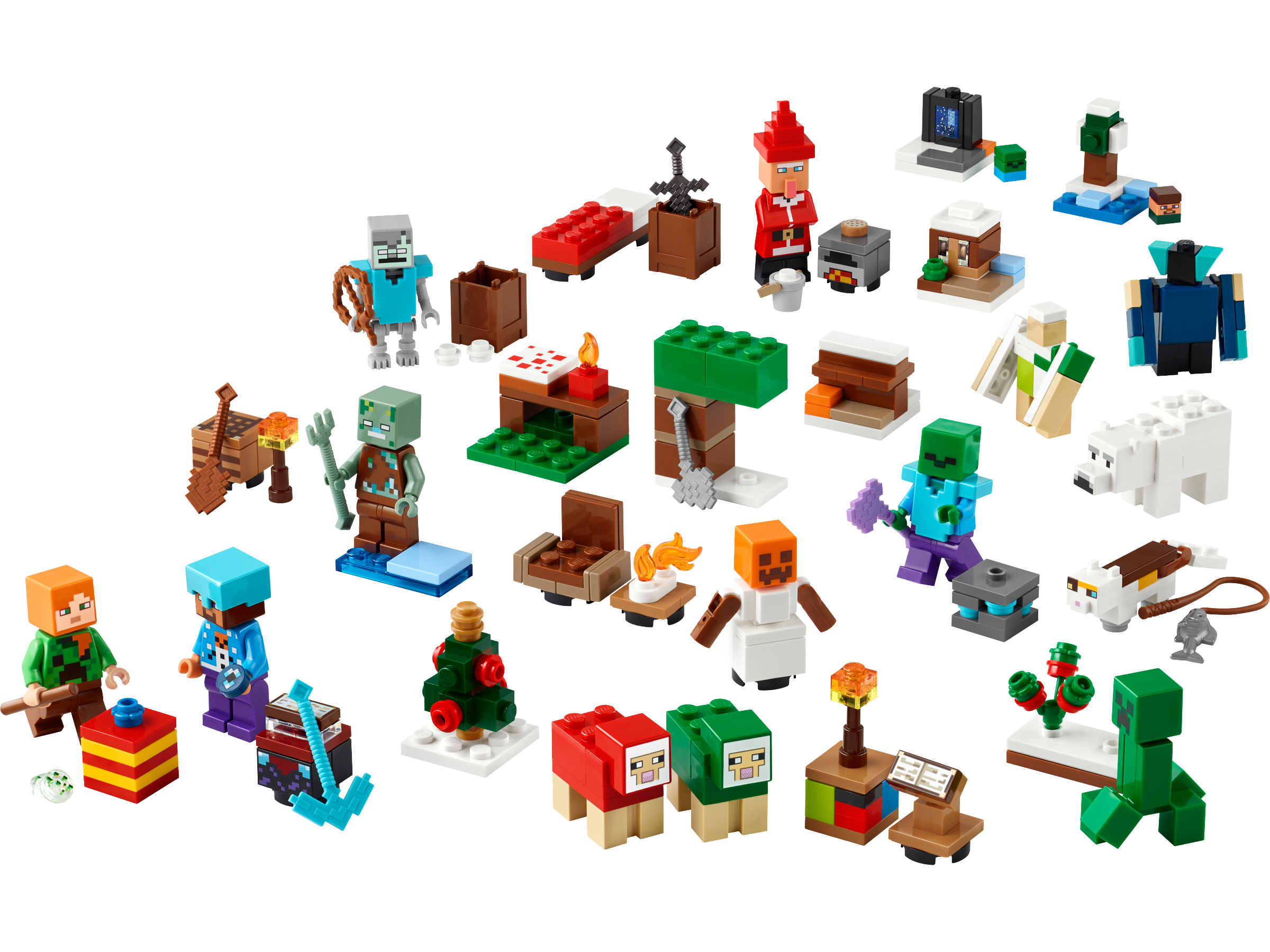 Lego21280 Lego Minecraft Advent Calendar 2025