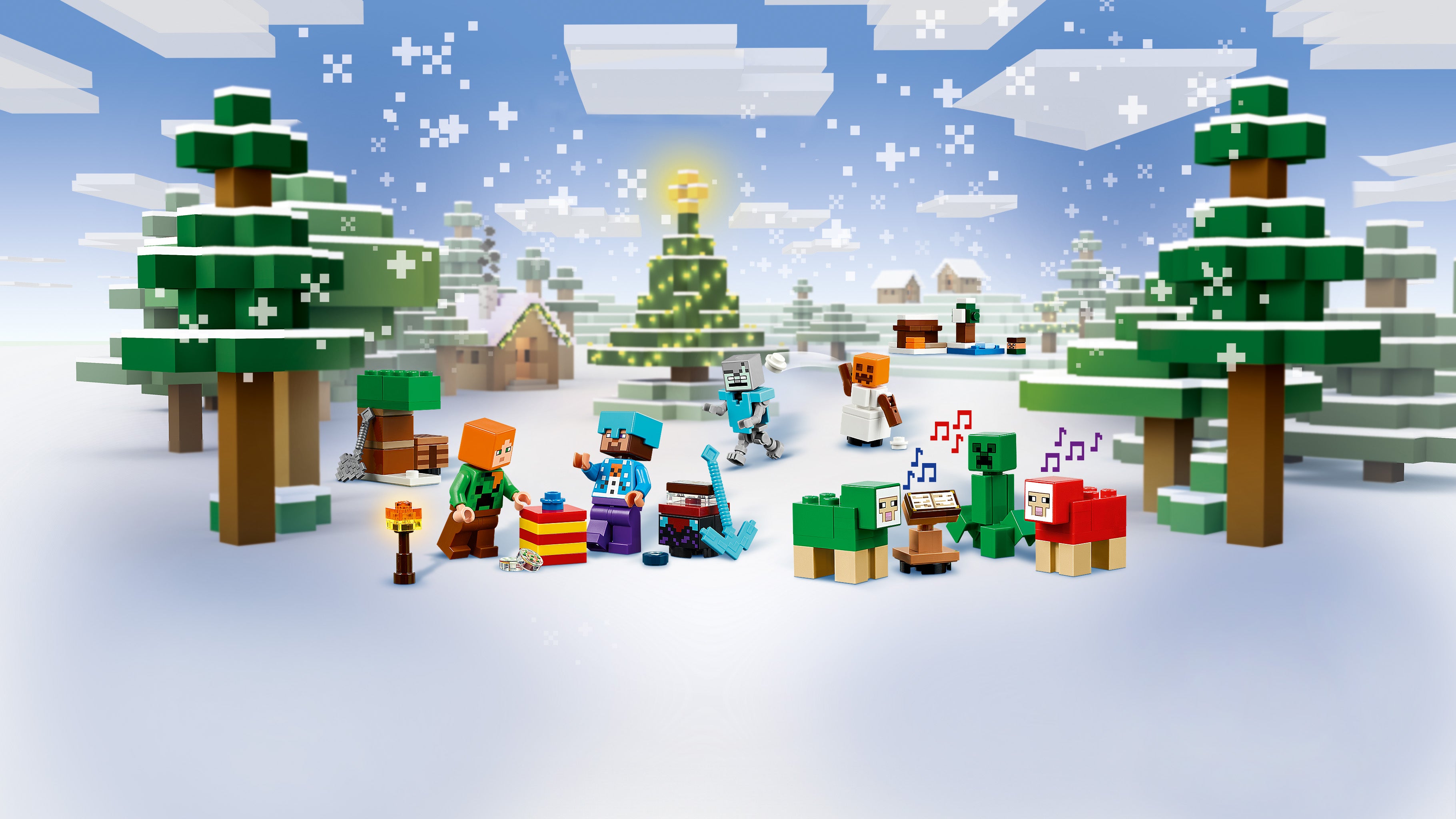 Lego21280 Lego Minecraft Advent Calendar 2025
