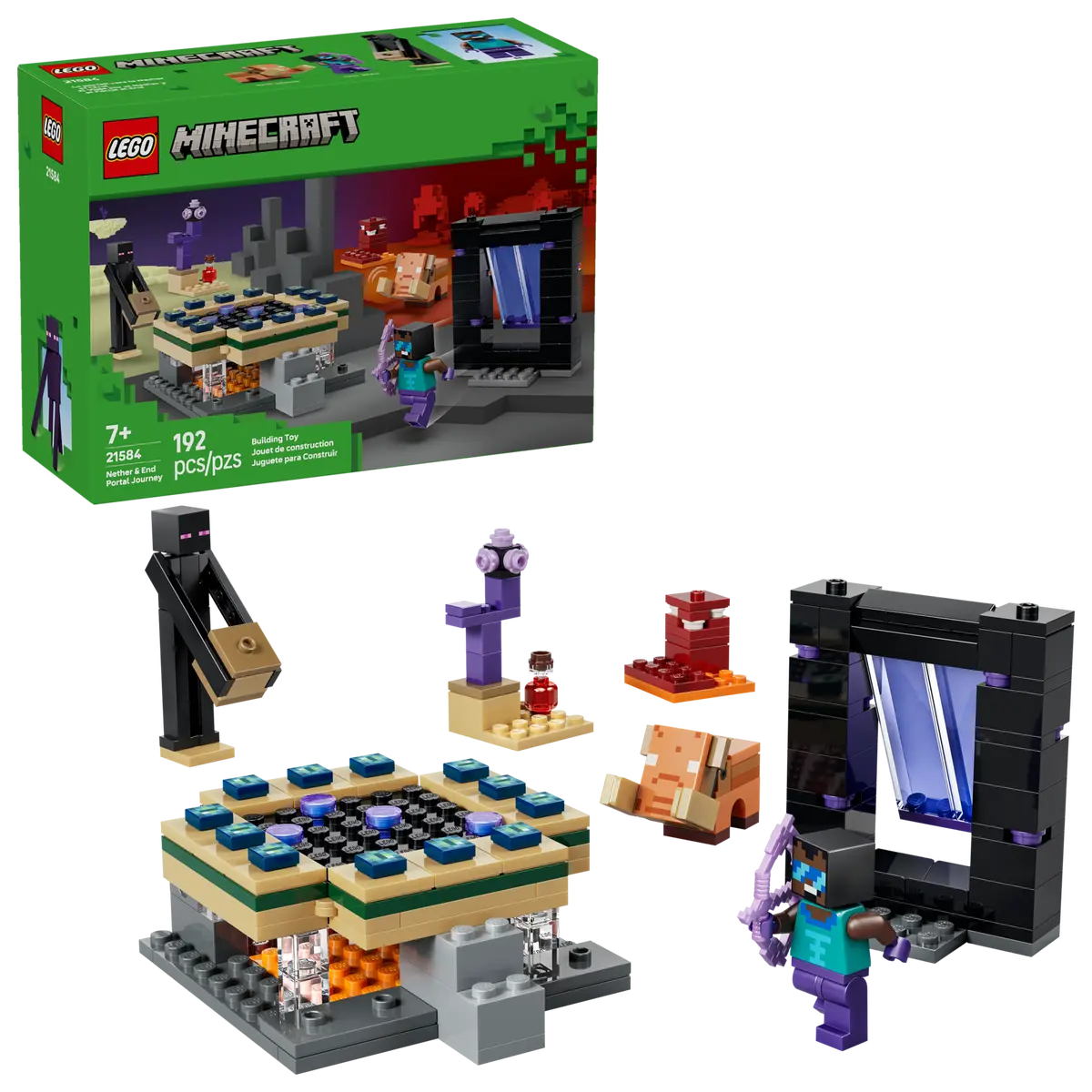 Lego 21584 Nether & End Portal Journey