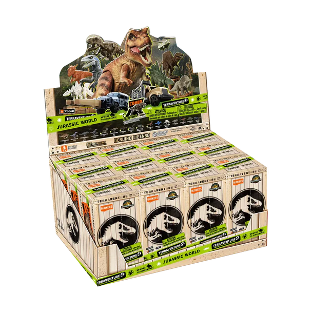 Jurassic World Terraventure TS 01 Dinosaur Capture Operation | Blokees