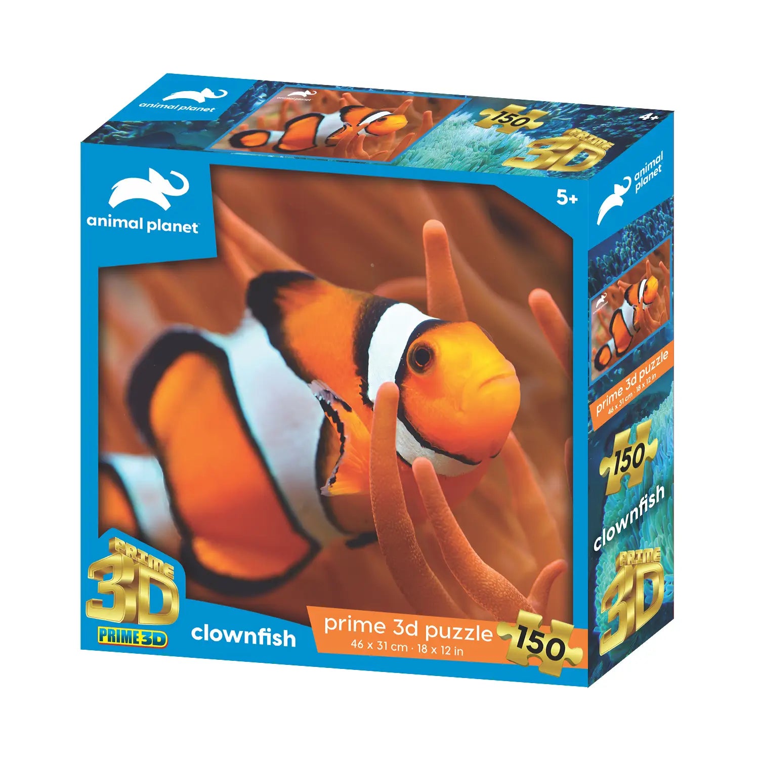 Prime 3D Animal Planet Clown Fish 150 Piece Puzzle