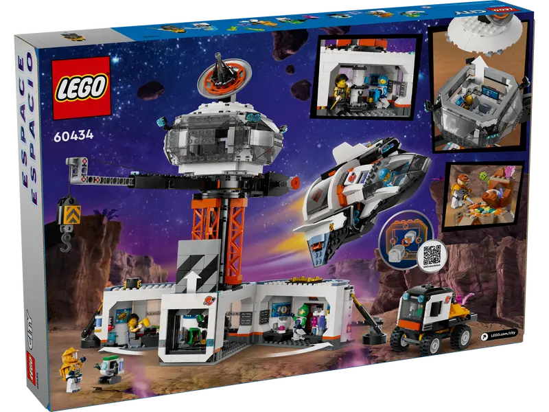 Lego 60434 Space Base and Rocket Launchpad Set