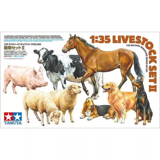 Tamiya Livestock Set 2 1:35 Scale Kit
