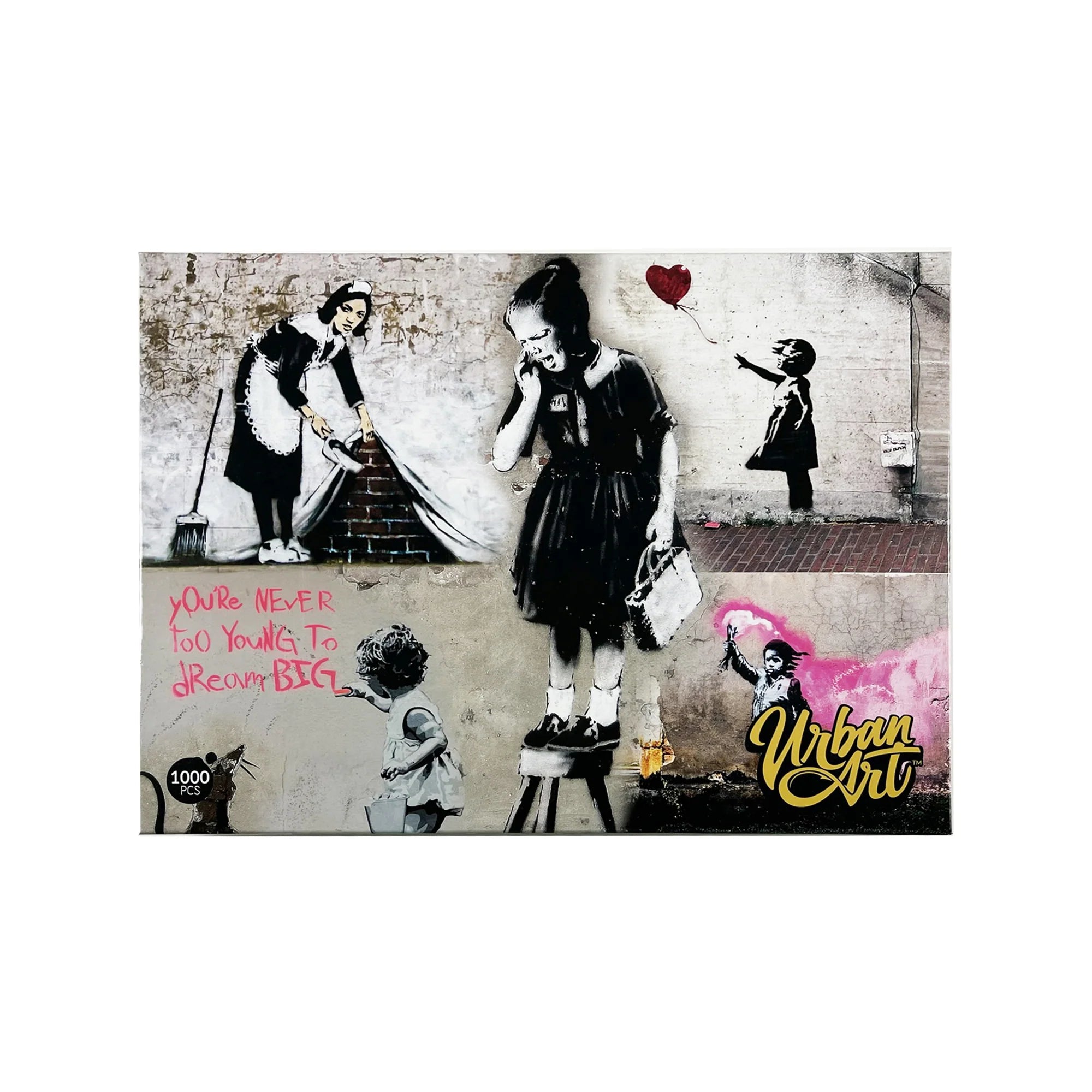 Urban Art: Banksy Girl on a Stool