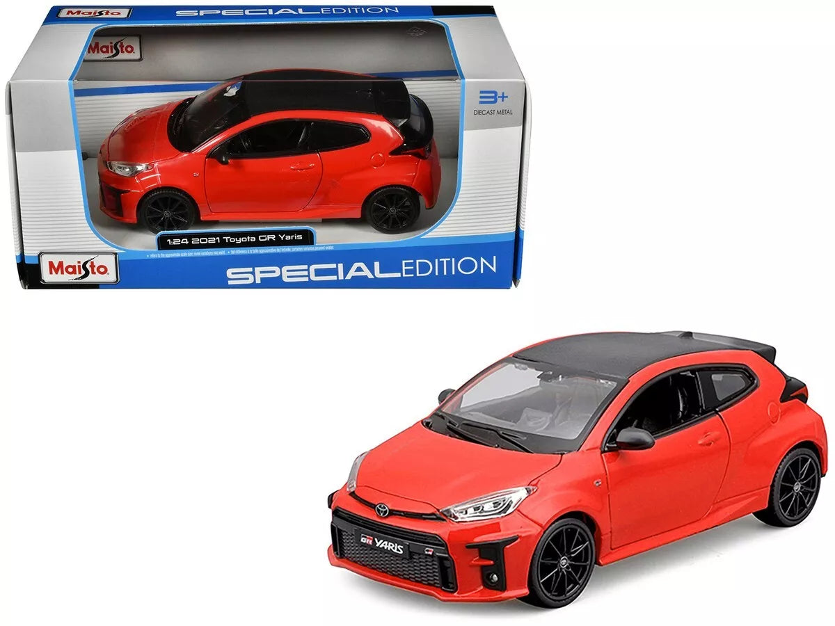 Maisto 2021 Toyota Yaris GR 1:24 Die Cast Model