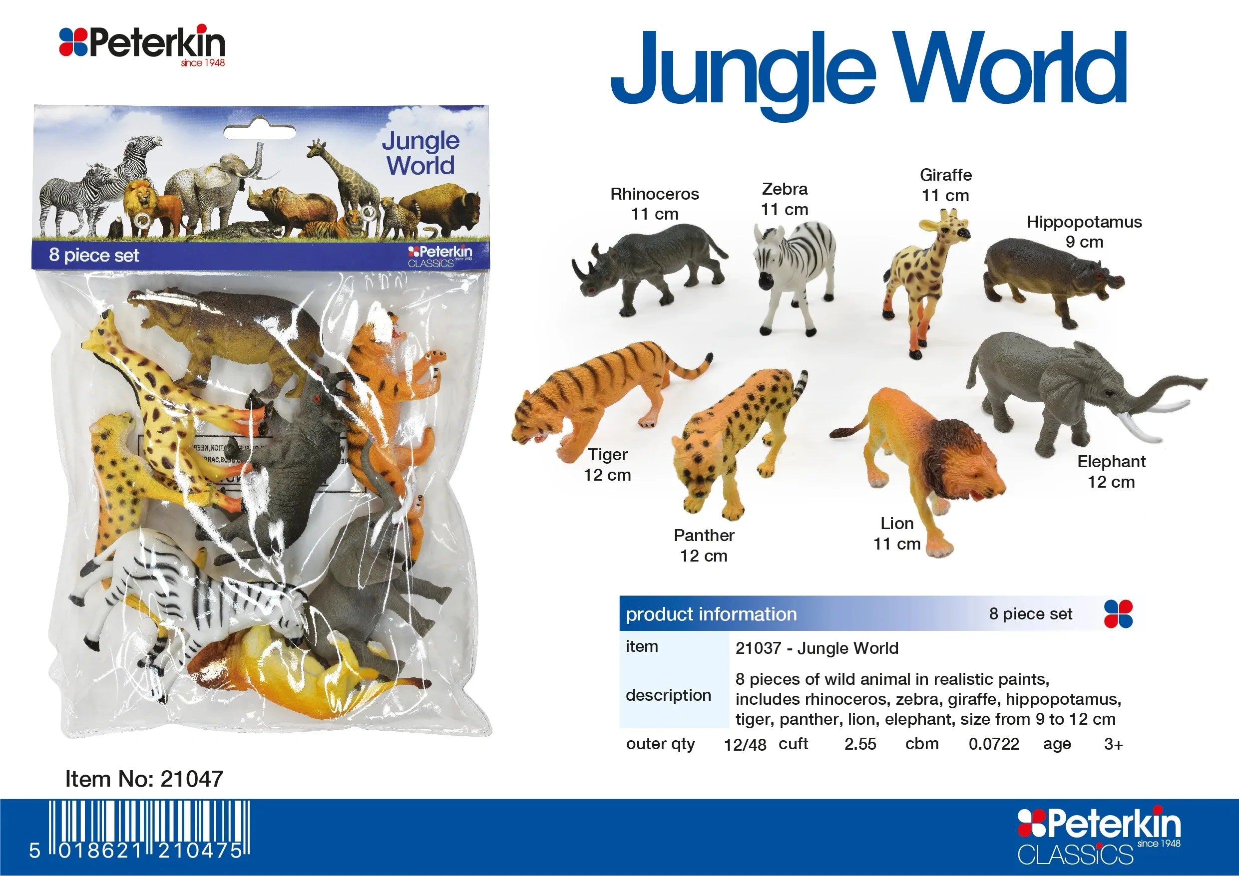 Jungle World World 8 Piece Set