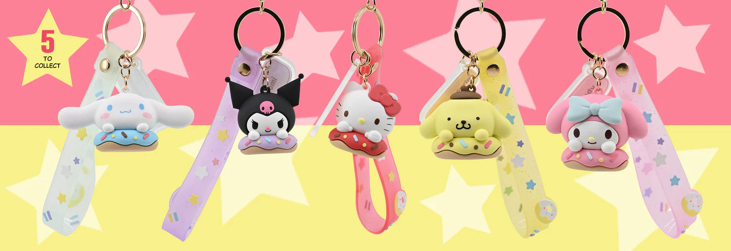 Hello Kitty Sanrio Donut Series Keychain Assorted