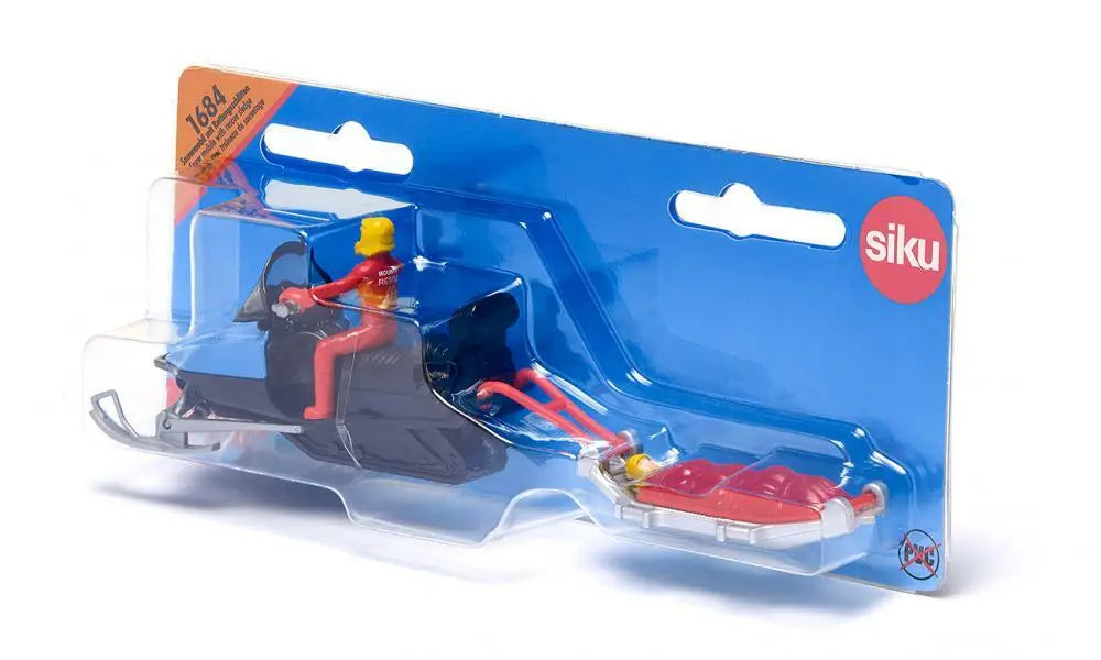 Siku 1:87 Snowmobile With Rescue Sledge