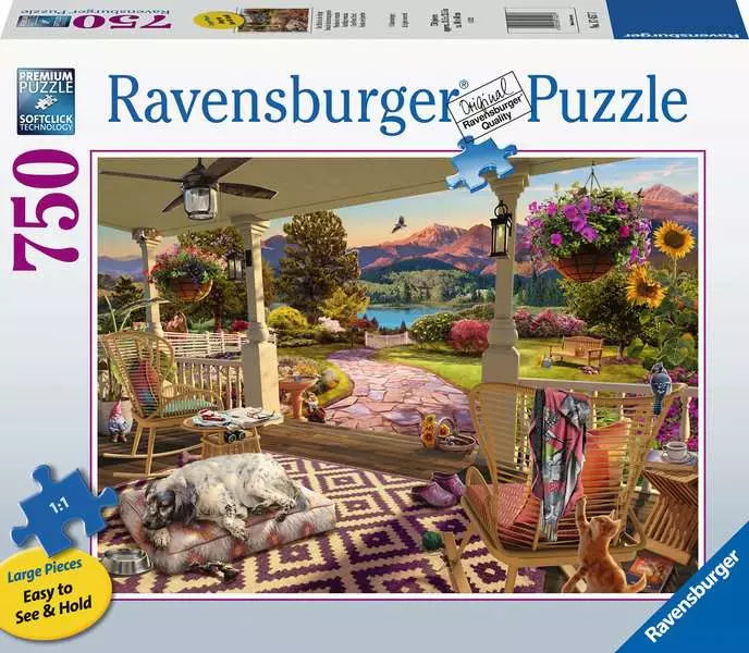 Cozy Front Porch Views 750 Piece Jigsaw Puzzle