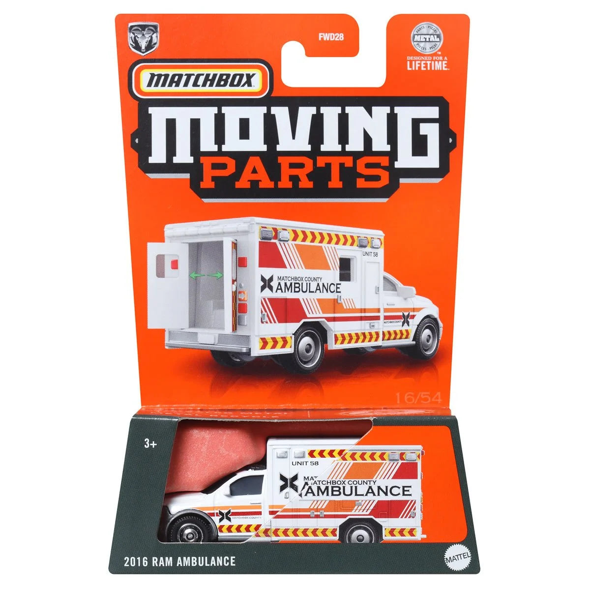 Matchbox Moving Parts Die Cast 1:64 Scale