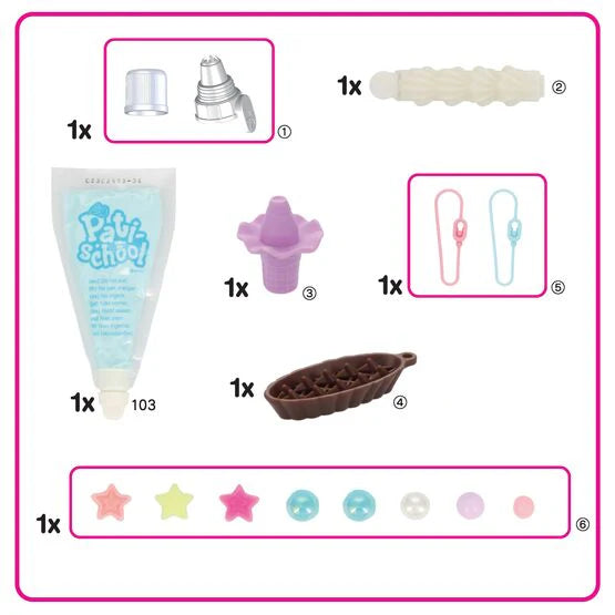 Pati-School Pastel Keychains Creations Kit