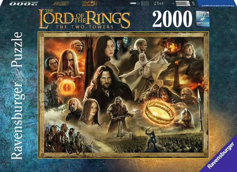 Lord of the Rings The Two Towers 2000 Piece Jigsaw Puzzle