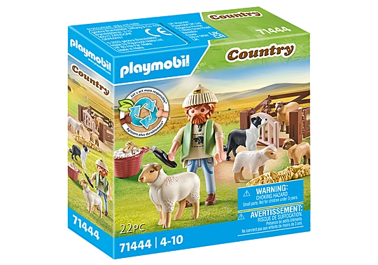 Playmobil Young Shepherd with flock of Sheep