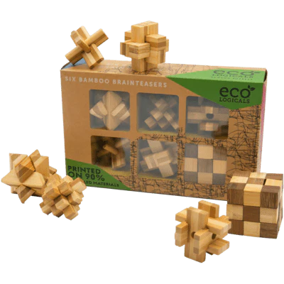 Ecologicals 6 Pack Bamboo Brainteasers