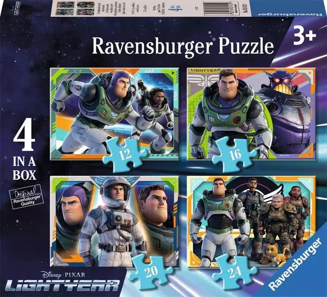 Ravensburger Lightyear 4 in a Box 12+16+20+24 Pce