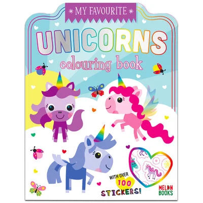 My Favourite Unicorns Colouring & Sticker Book