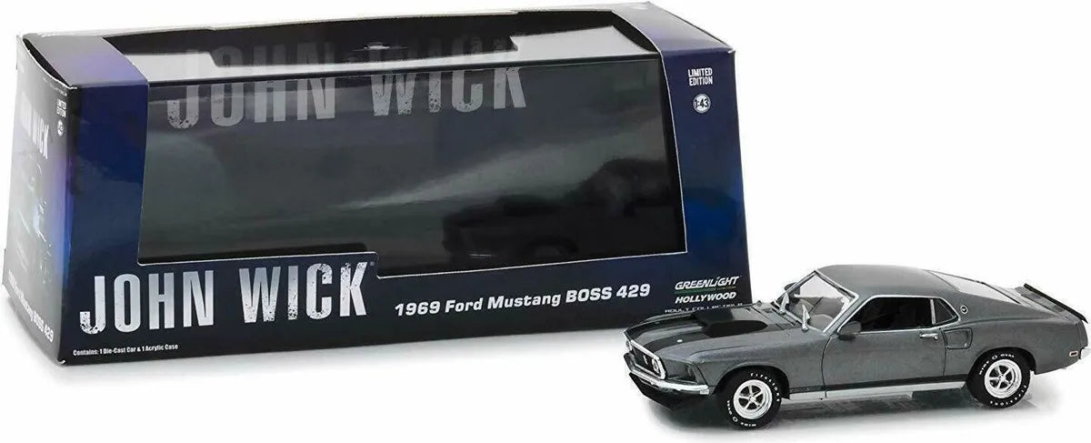 John Wick 1969 Ford Mustng Boss 249 1:43 Die Cast