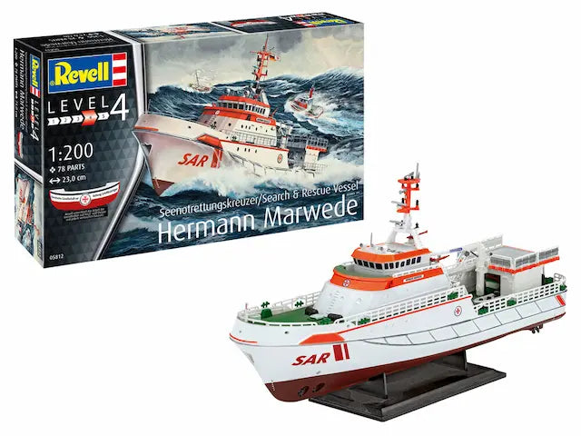 Search & Rescue Vessel "Herman Marwede" 1:200 Scale Model Kit