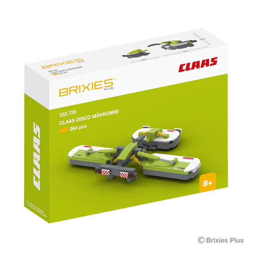 BRIXIES Plus CLAAS DISCO Mähkombi 259 Piece Set