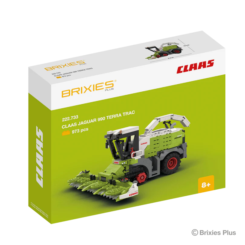 BRIXIES Plus CLAAS JAGUAR 990 TERRA TRAC 793 Piece Construction Set