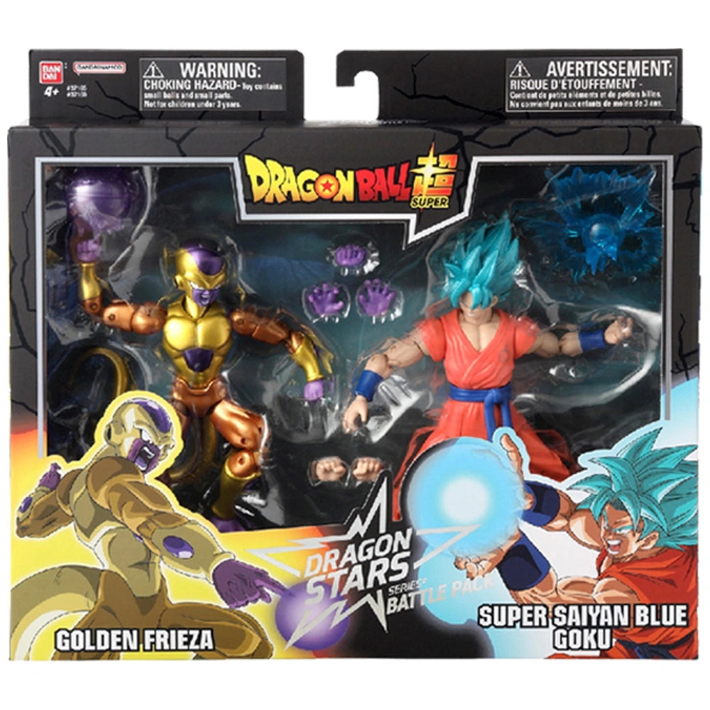 DRAGON BALL - Dragon Stars Battle Pack Gold Freezer VS SS Blue Goku - Action Figures 12cm