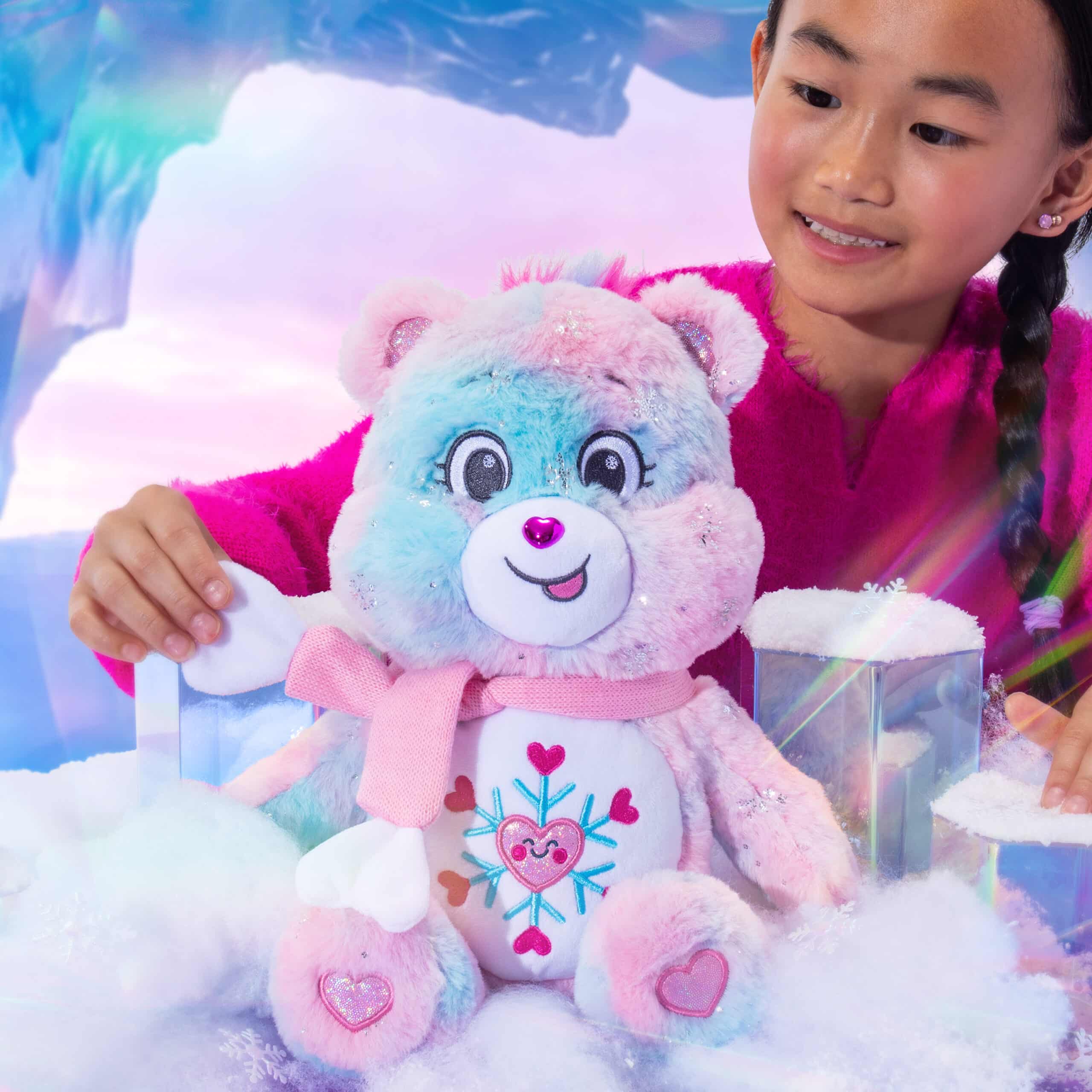 Care Bears Collectors Edition Snowflake Sparkle Bear 35cm Plush