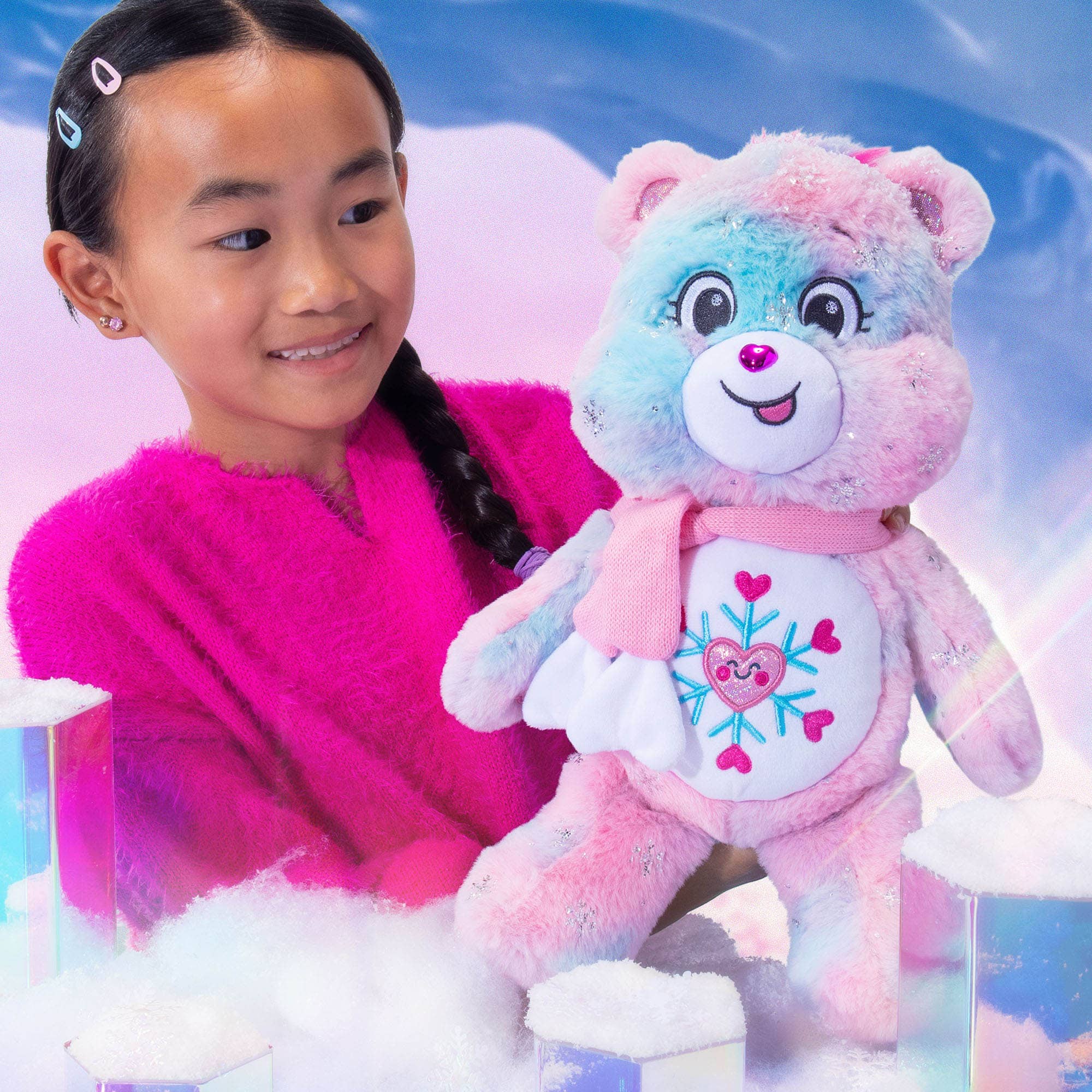 Care Bears Collectors Edition Snowflake Sparkle Bear 35cm Plush