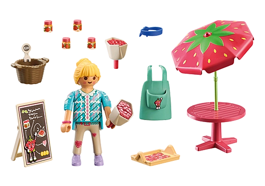 Playmobil Homemade Strawberry Jam Stall