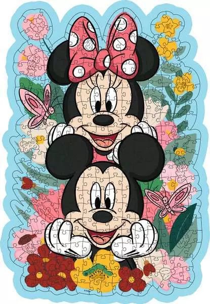 Disney Mickey & Minnie Wooden Jigsaw Puzzle