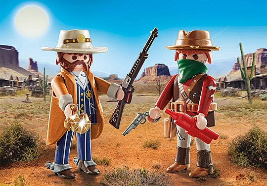 Playmobil Duo Pack Bandit and Sheriff