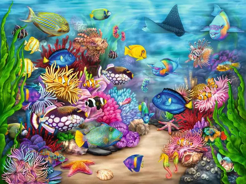 Tropical Reef Lifr 750 Piece Jigsaw