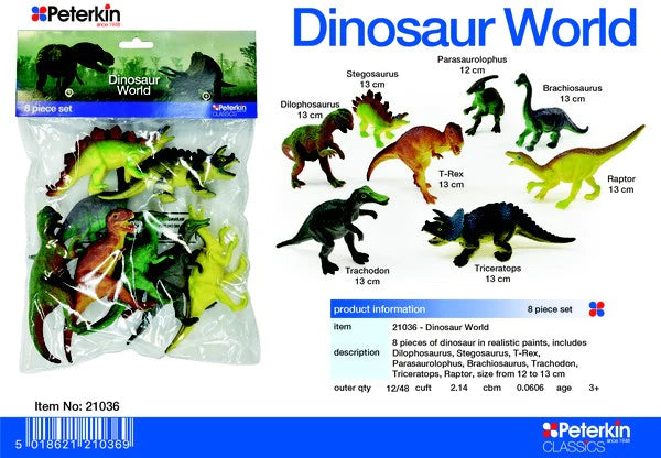 Dino World World 8 Piece Set