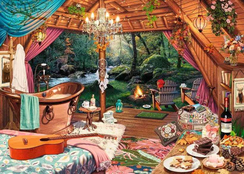 Cosy Glamping 500 Piece Jigsaw Puzzle