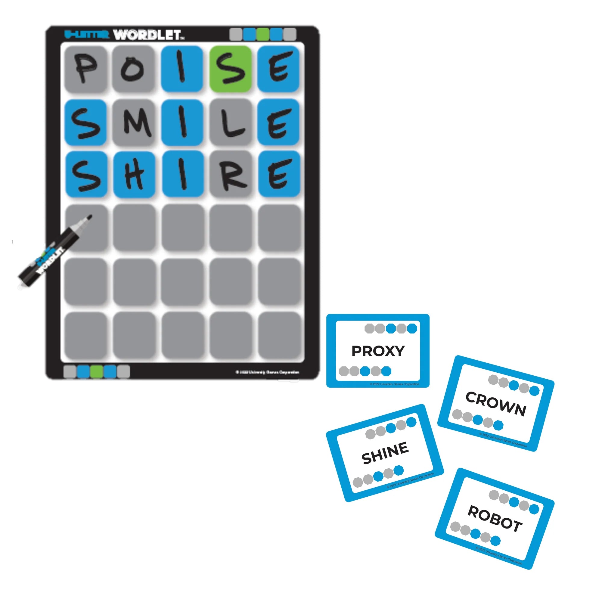 5 Letter Wordlet Word Strategy Game