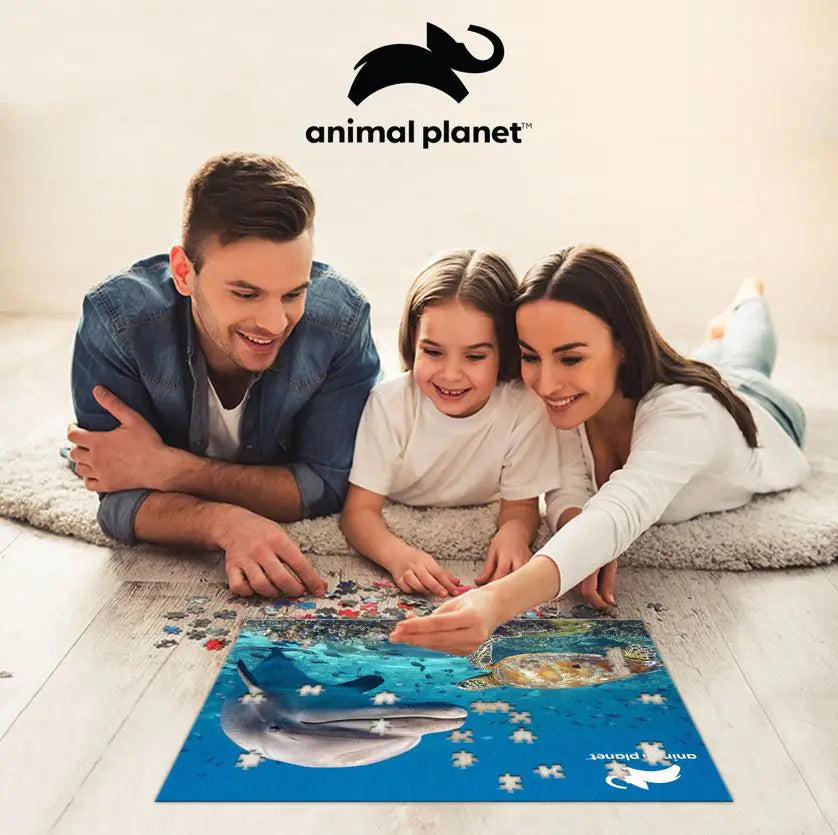 Prime 3D Animal Planet Dolphin & Turtle 500 Piece Jigsaw Puzzle