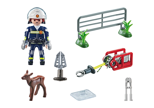Playmobil Firefighter Animal Rescue