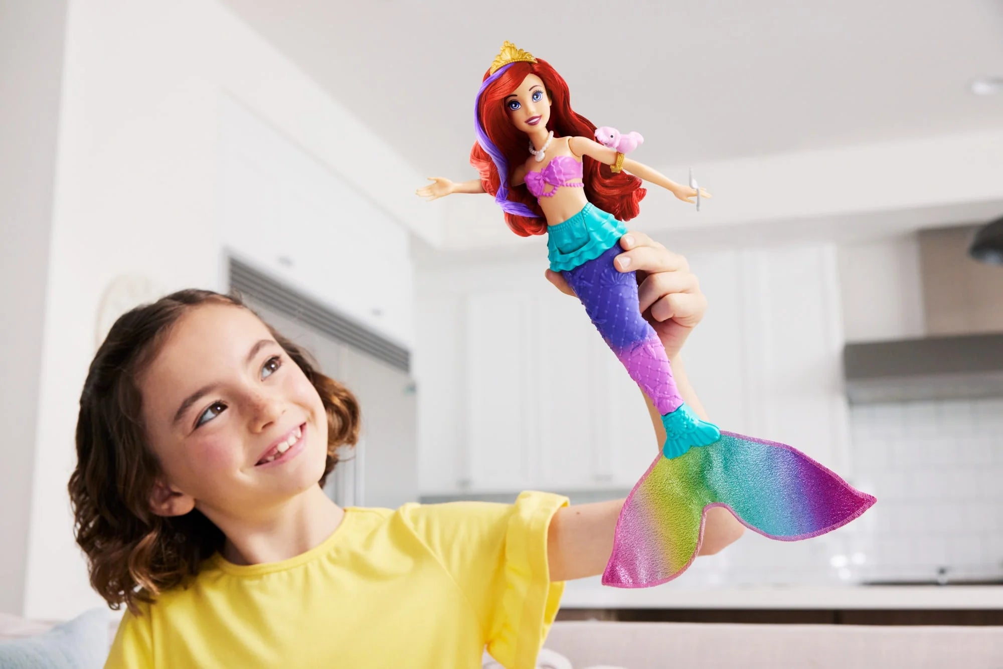 Ariel mermaid doll that swims on sale